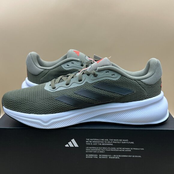 Adidas Response Running Shoes Men's Size 10.5 & 8.5 Olive Strata - Picture 11 of 15